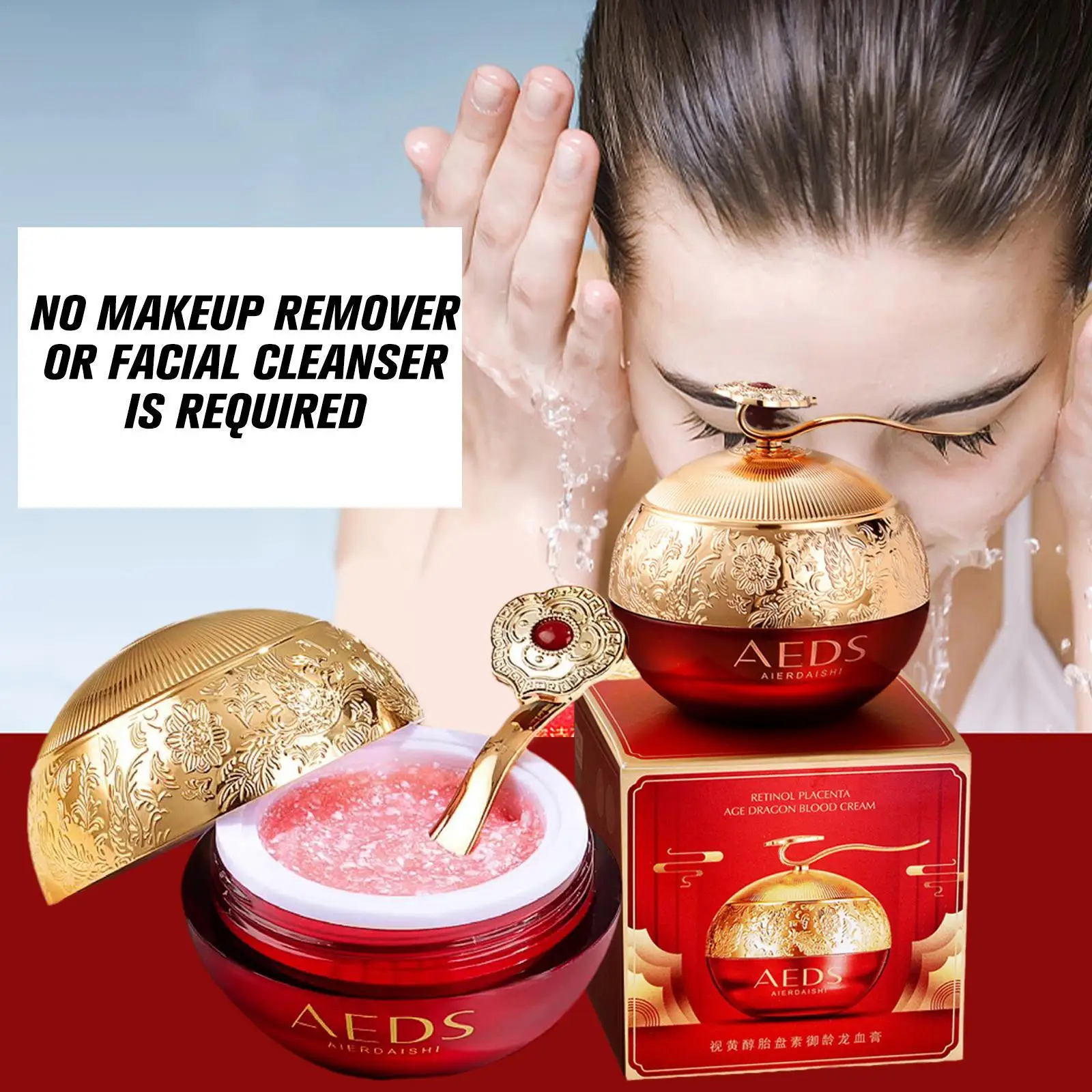 Crema de sangre de dragón de alta gama para rejuvenecer la piel, crema perezosa, corrector de esencia, piel Facial nutritiva, estiramiento Facial, nuevo, 30g