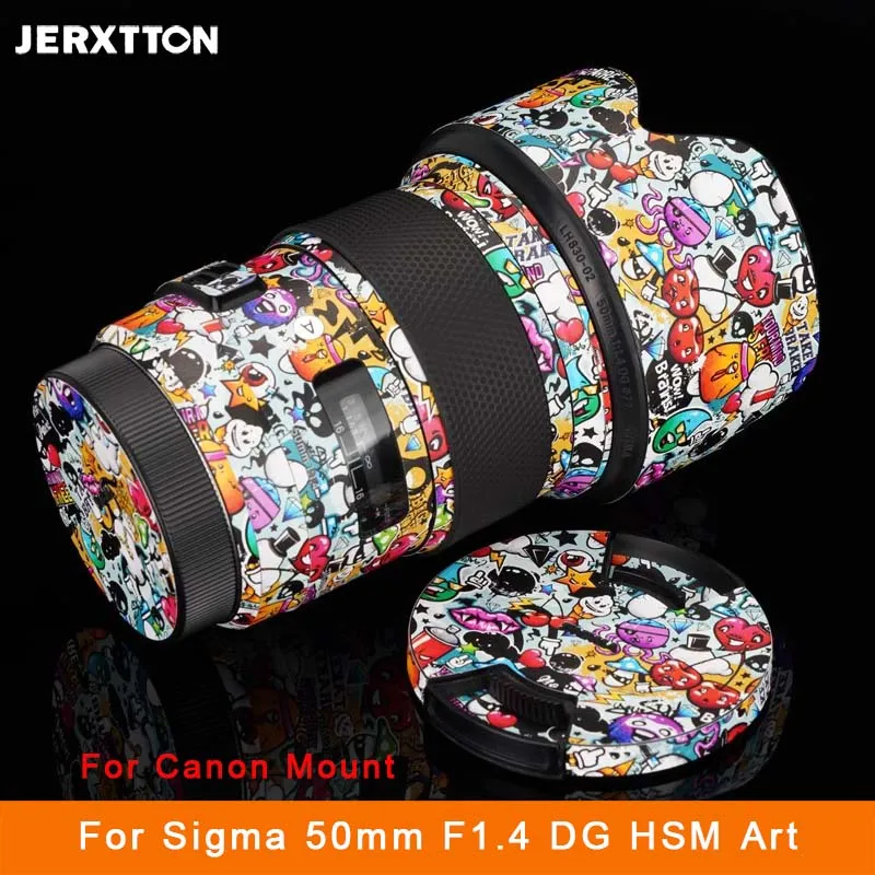 Sigma 50mm F1.4 DG HSM Art Anti-Scratch Camera Lens Sticker Coat Wrap Protective Film Body Protector Skin for Canon EF Mount