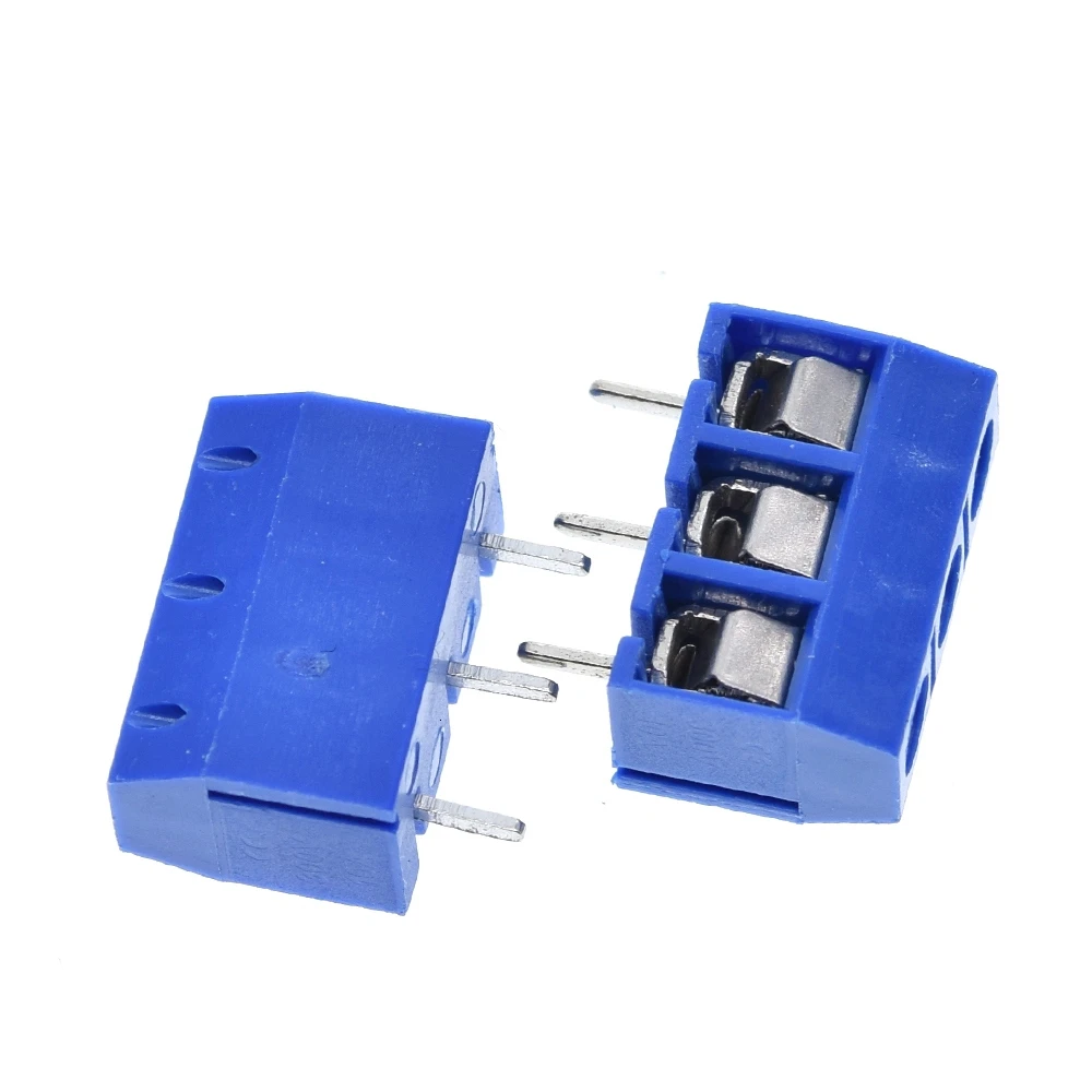 TZT 10/30/50 قطعة 3 دبوس محطات المسمار-حجب موصل 5 مللي متر الملعب 5.08-301-3P 301-3P 3pin للمكونات الإلكترونية TZT