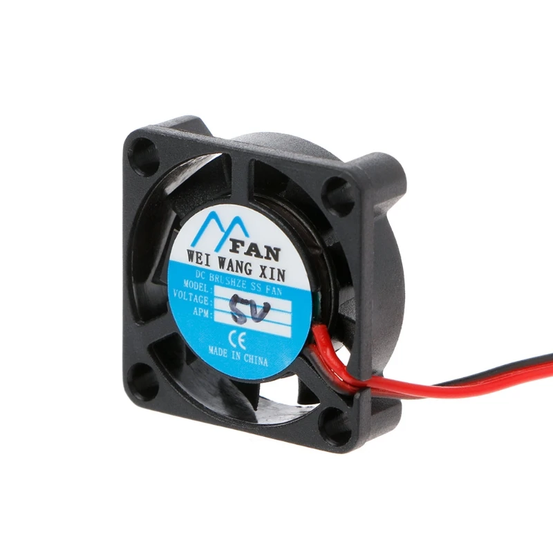 11300RPM CPU Cooling Fan 2507 0.2A 25mm for DC Brushless Sleeve Bearing Temperature Control Server Cooler Fans 2Pin