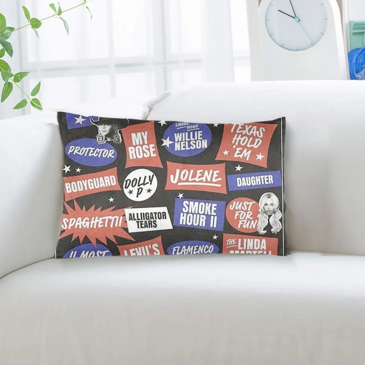 Beyonce Cowboy Carter Tour Rectangle Pillowcase Cushion Cover Decorative Bedroom Bed Home Comfort Throw Pillow
