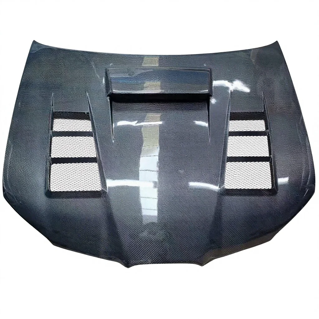 

For Subaru Impreza 9th Gen 2007 wrx WRC Carbon Fiber Hood Bonnet Engine Cover BodykitPractical Good quality