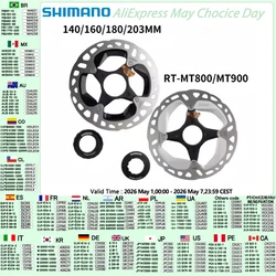 Shimano Center Lock Disc Rotor XTR RT MT900 DEORE XT SLX MT800 RT CL800 CL900 RT70 Hydraulic Dura Ace Bicycle Brake Disc Rotor