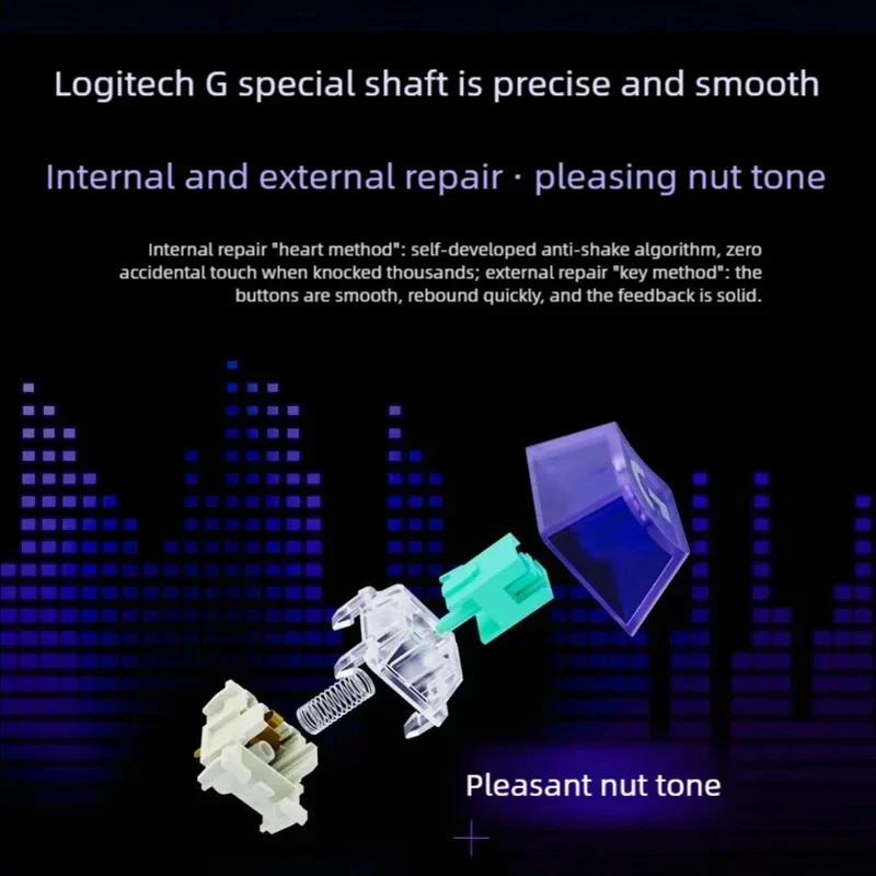 لوحة مفاتيح سلكية جديدة من Logitech G316 X Flash Dragon 8K مخصصة للألعاب مع أقدام قابلة للإزالة ومفتاح كامل ومقبض دوار للوسائط المتعددة RGB