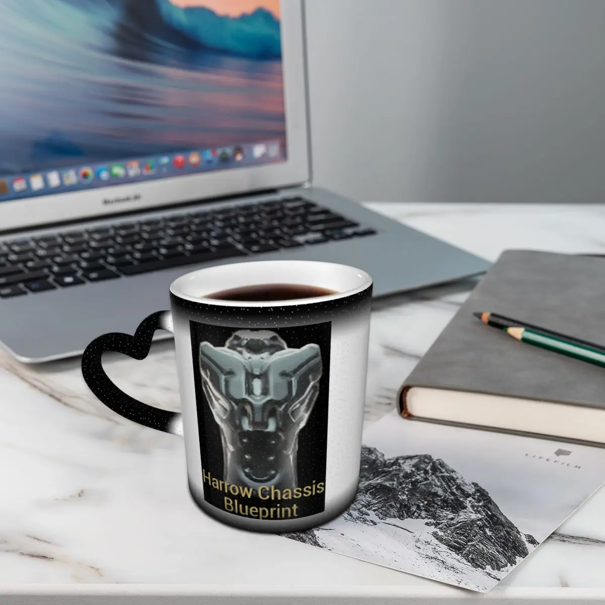 Harrow Chassis Blueprint Warframe Tennoc Mug Funny Ceramic Coffee Cups Tea Mugs Milk Cup Drinkware Gift for Woman Man