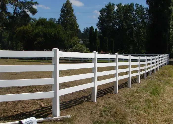 

5ft High X 8ft Wide Durable 4 Rails Pvc Horse Fence Horse Jumping Fence Pvc Horse Farm Fence