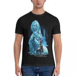 Shiva Men's T Shirts Final Fantasy Awesome Tees Short Sleeve O Neck T-Shirts Pure Cotton Printing Clothes