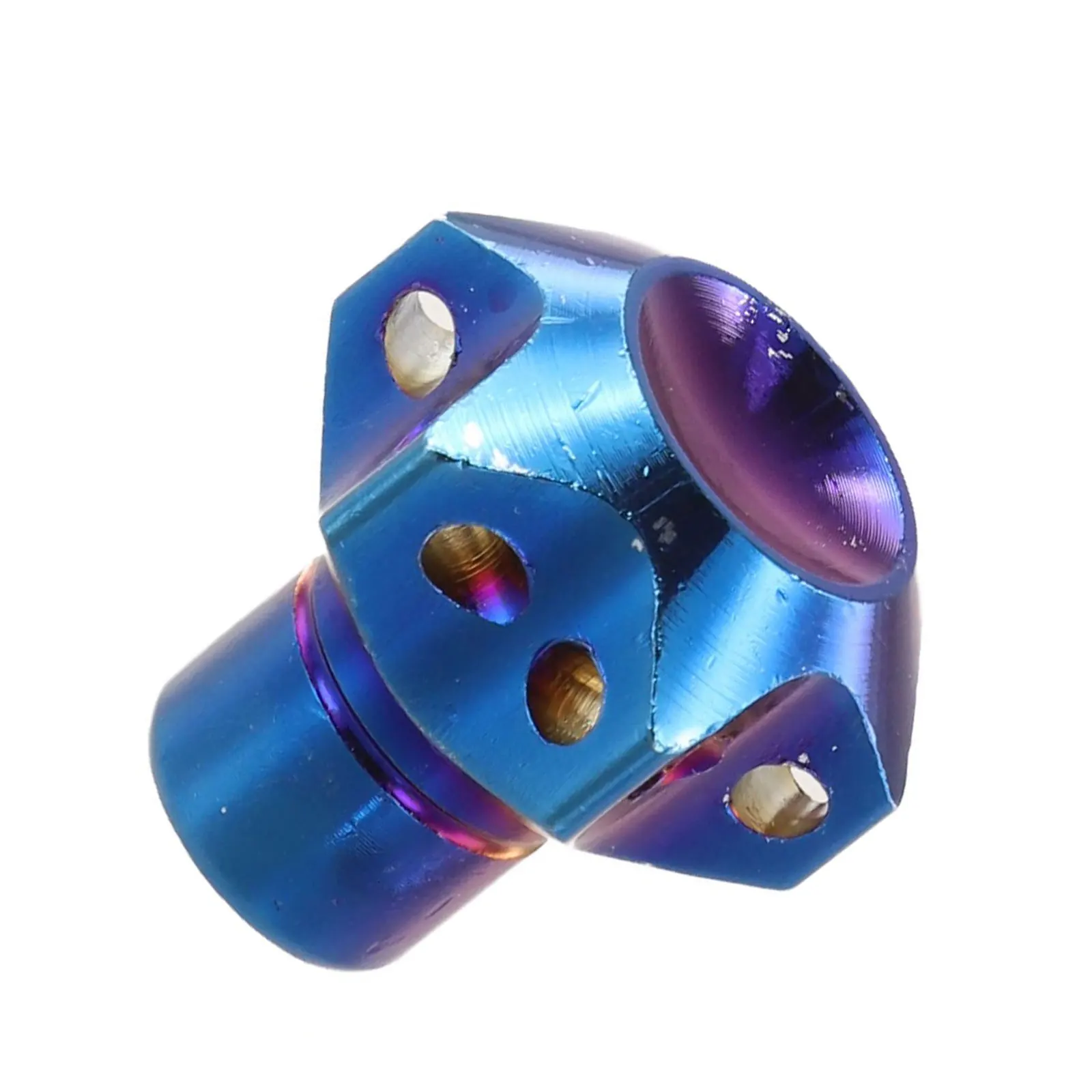 

Корпус для ключа мотоцикла, изготовленный на ЧПУ из алюминиевого сплава - с анодированным покрытием Burn Blue - без заготовки ключа.