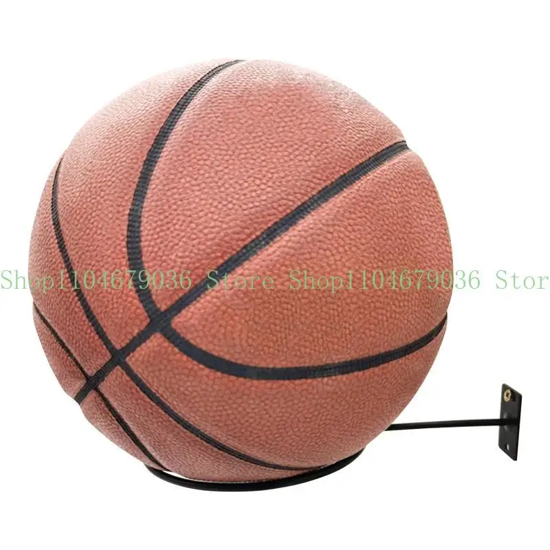 652F 3Pcs 13.5cm Dia Round Hanger Rack Wall Metal Hook for Helmet Basketball Coat Hat for Jacket Durable Iron Bracket