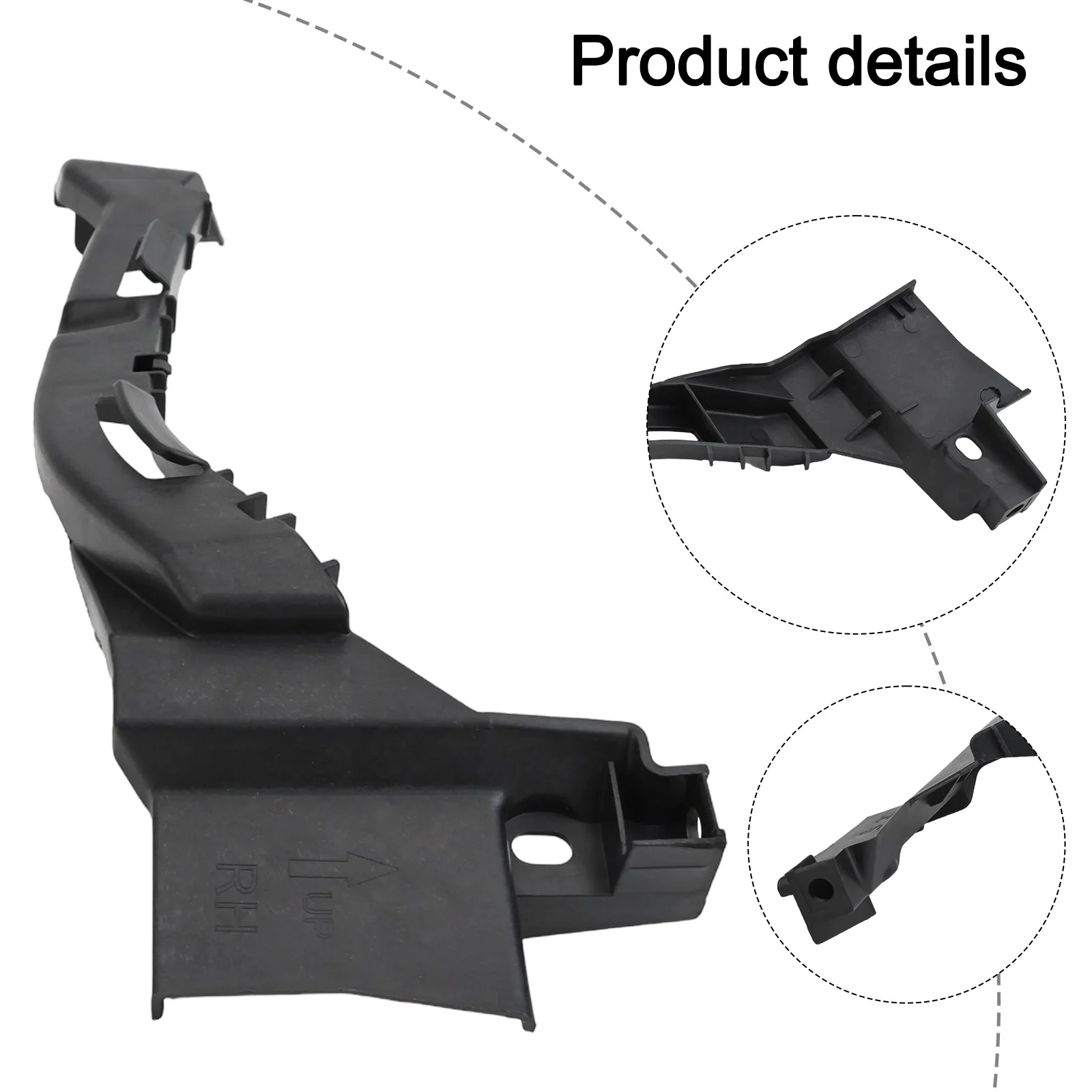

Сменный кронштейн Кронштейн для крепления бампера Ремонт автомобиля Обслуживание транспортных средств Прямая замена Простая установка Пластиковый материал