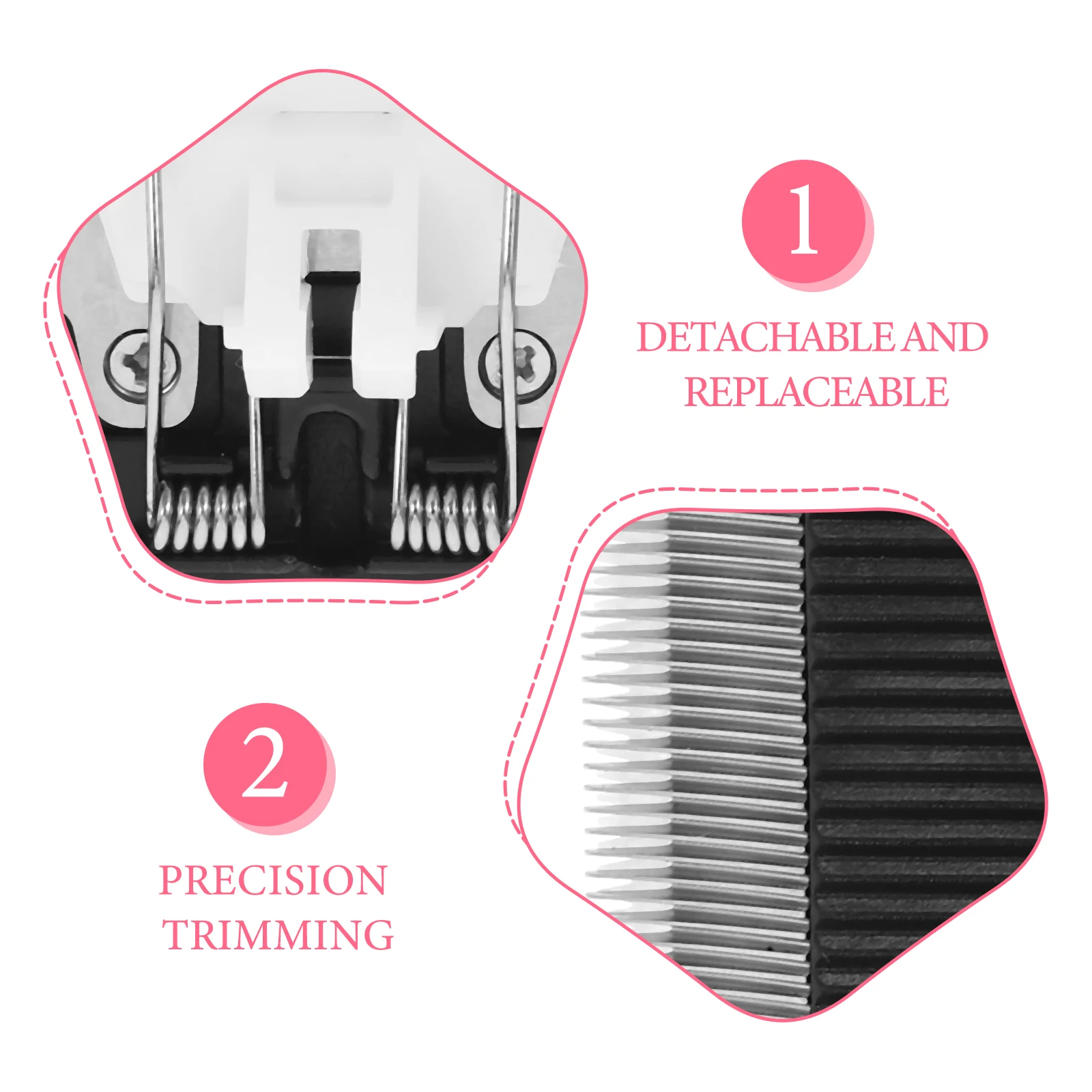 

2pcs Pet Grooming Hair Trimmer Clipper Head for Cat Dog Electric Shaver Fine Blade Dog Grooming Blades Cat Hair