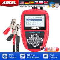 ANCEL BA101 Car Battery Tester 12V Battery Analyzer 2000CCA 220AH Automotive Car Battery Scanner Multilingual Diagnostic Tool