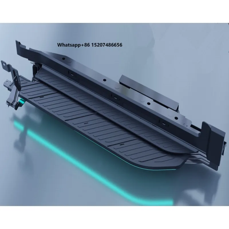 Factory Directly Side Step Electric Pedal 30/40 High Quality With Atmosphere Lights White/blue Car Foot Step