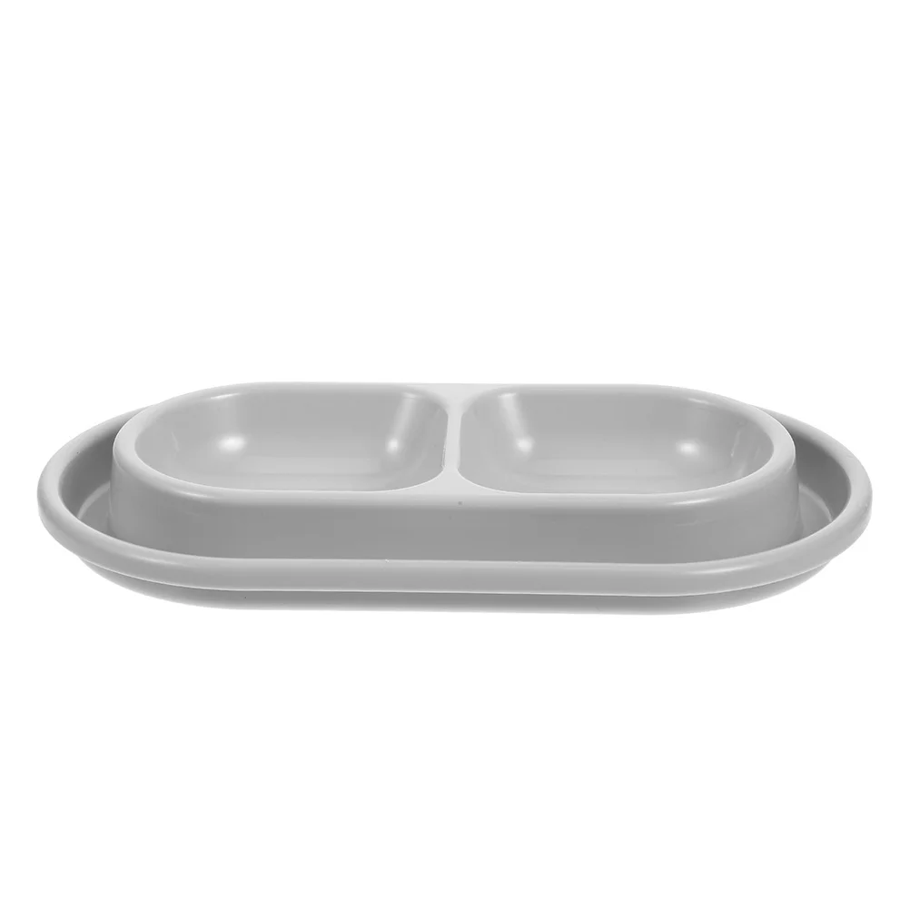 

Anti-Ant Cat Bowl Sky-Blue Double Feeder For Food Water Outdoor Cat Feeder Water Dispenser Bowls Plastic Pet Feeding
