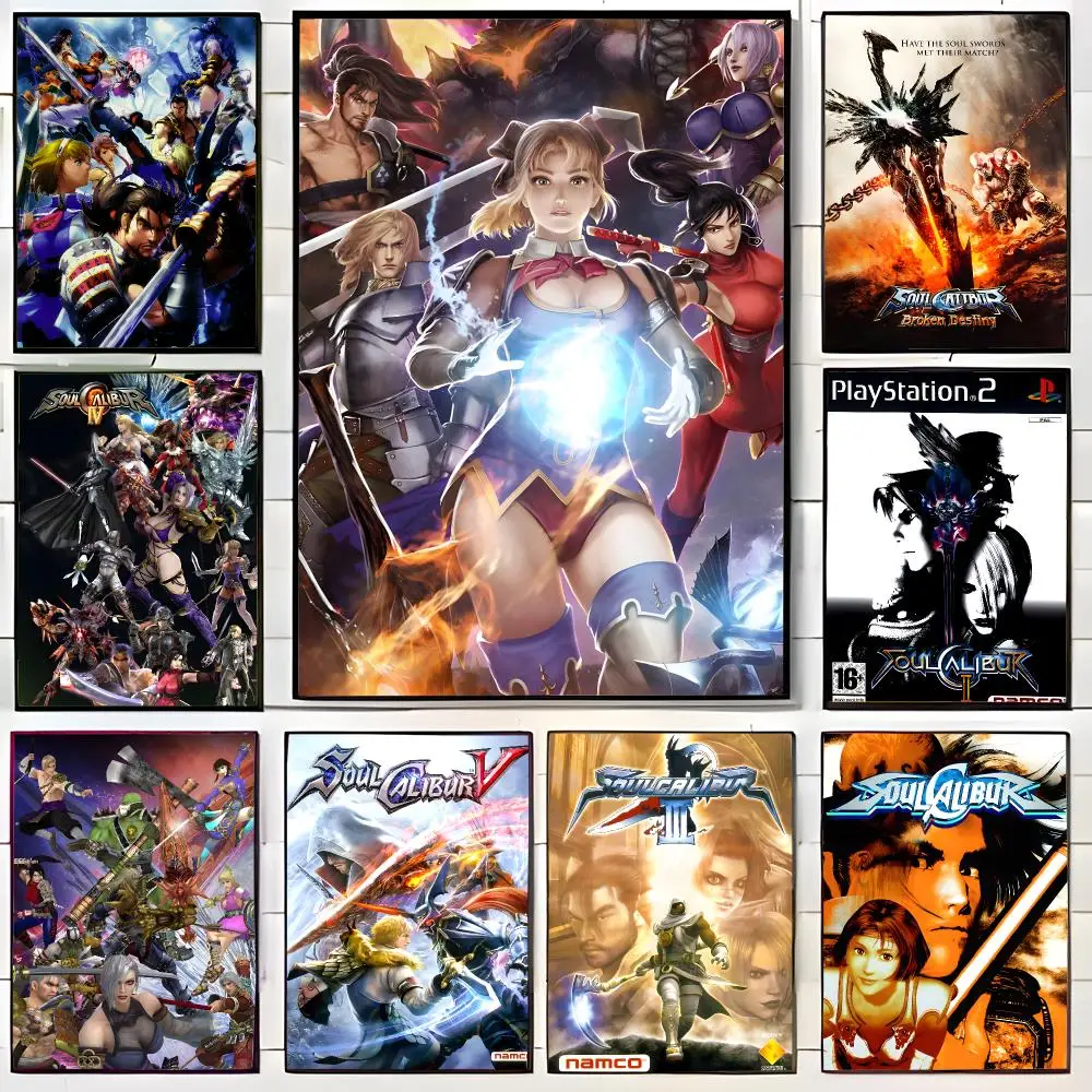 classic game S-Soulcalibur Poster Wall Art Print Decorative Mural Home Decor Gift Unframed
