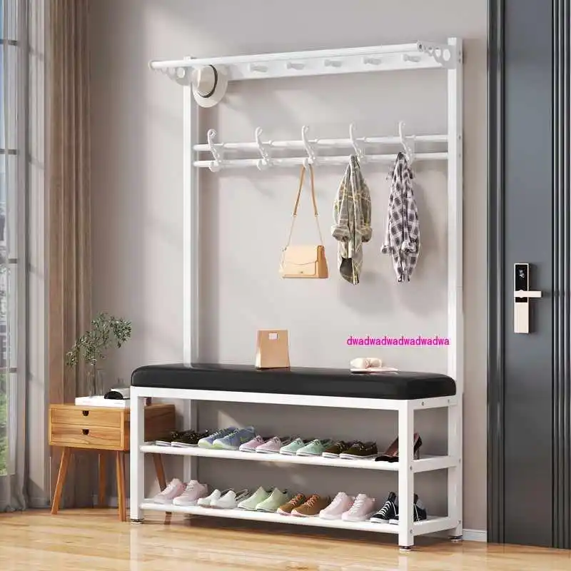 Entryway Bench Coat Rack Hall Tree Bench Shoe Storage Shelves Shoe Storage Clothes Organizer Coat Rack Hooks Rack