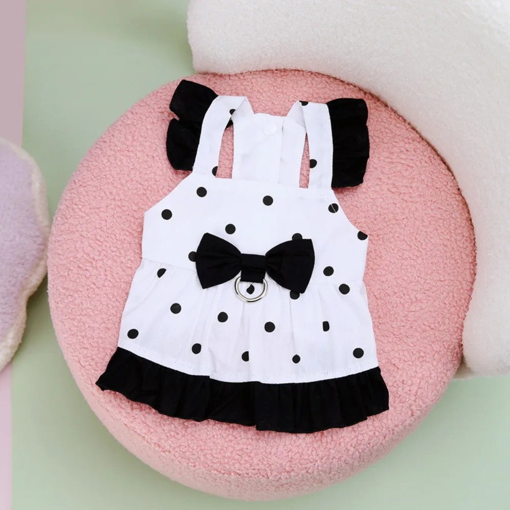 

Comfortable Cute Dog Princess Dress Soft Thin Design Pet Skirt Breathable Cat Vest Harness Poodle Chihuahua