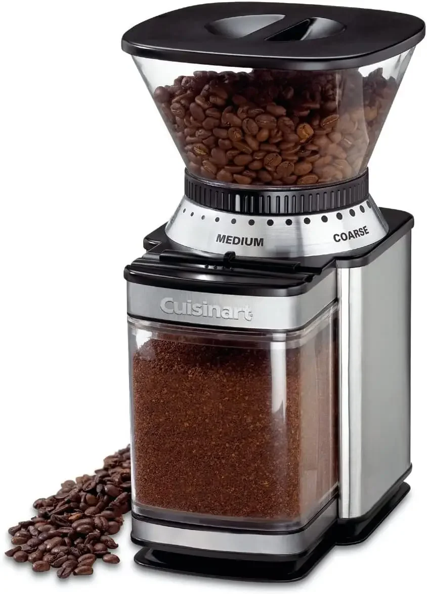 NEW Coffee Grinder, Electric Burr One-Touch Automatic Grinder with18-Position Grind Selector, Stainless Steel, DBM-8P1