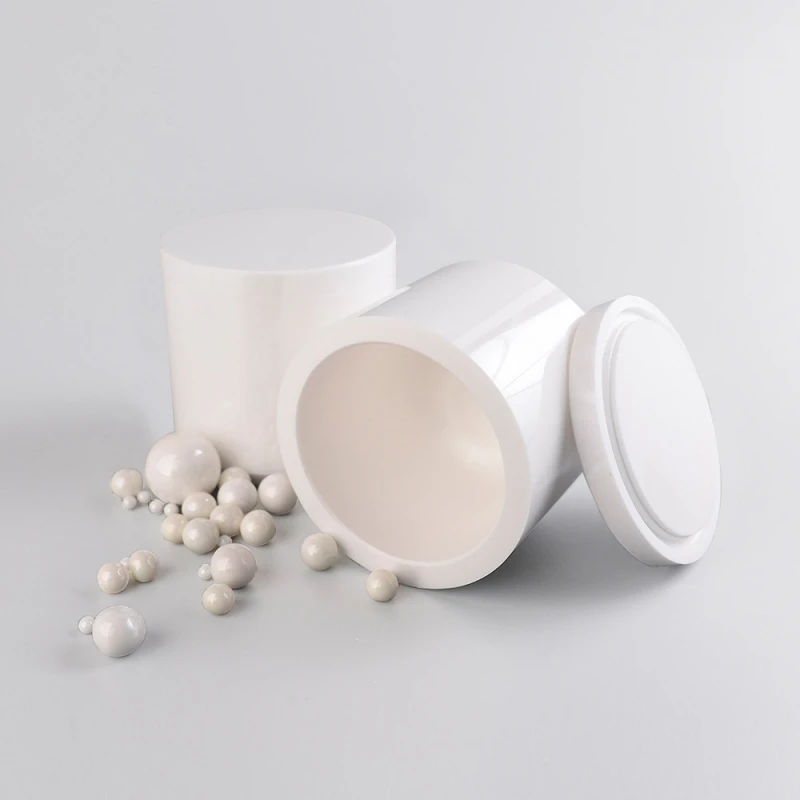 95% ZrO2 95 high-purity zirconia ceramic ball grinding tank Jar Experimental bottle