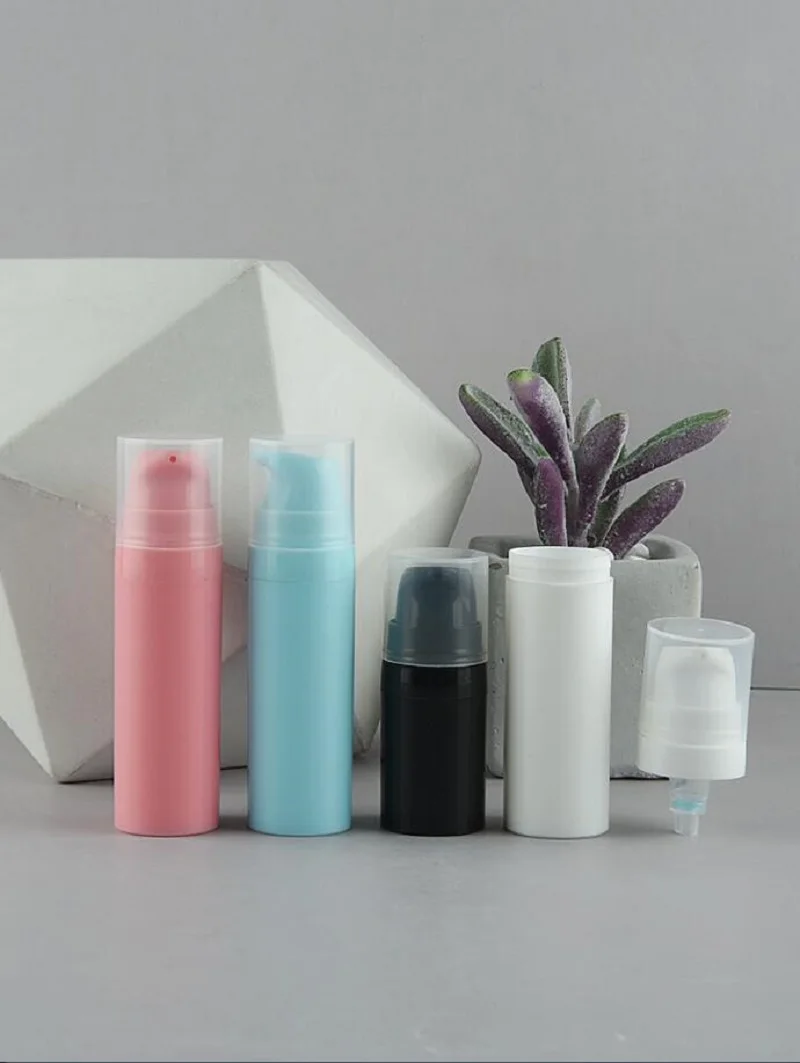 Mini butelka airless 5 ml na serum/podkład/emulsję/balsam/szampon do okolic oczu/szampon do okolic oczu, plastikowa butelka do pakowania kosmetyków