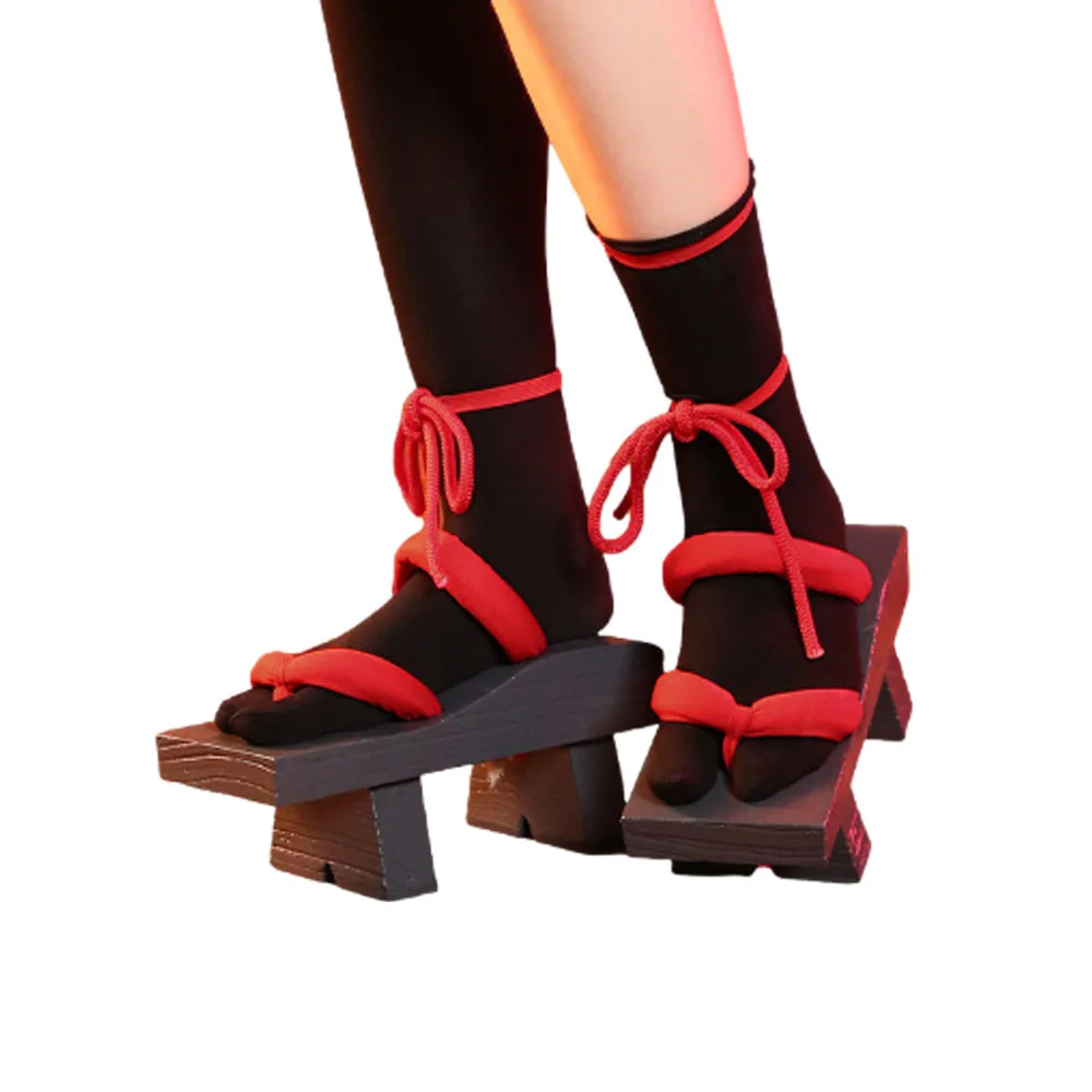 Genshin Auswirkungen Cosplay Spiel Naganohara Yoimiya Cosplay Schuhe Clogs