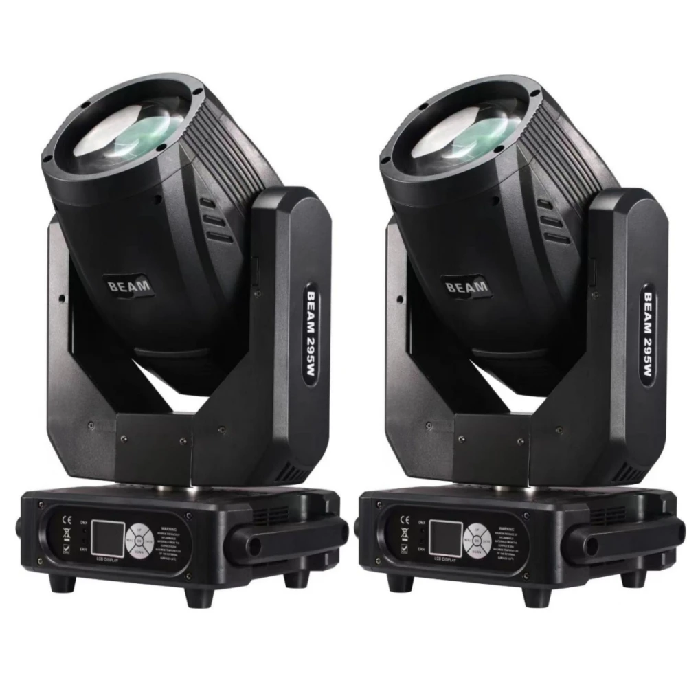 2pcs LED 295W 14R Moving Head Light Spot Beam DJ Equipment with DMX Controller for Disco Bar Stage Lighting