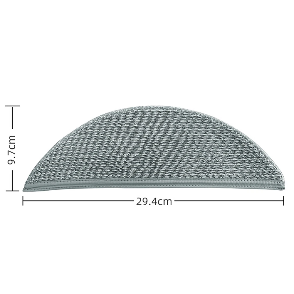 

AA94-12PCS Cleaning Mop Cloth Gray And White Washable Cloth Sweeping Robot Replacement Accessories For Lydsto R1