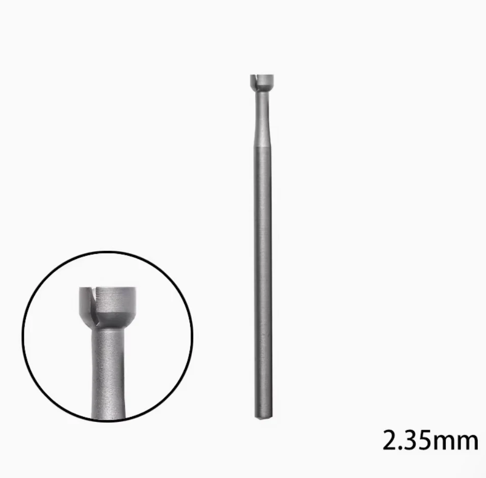 

6Pcs Open Mouth Cup Burr 3/32In Shank 2.35mm round Cup Shape Wire Rounder Bits Jewelry Setting Lapidary Making bur