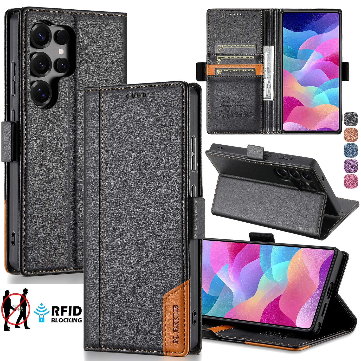 Business Leather Fl… - image