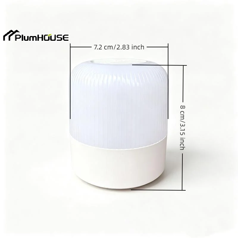1Set 670nm Red Light Night Light Dual Modes Touch Remote Control USB Rechargeable Portable Sleep Aid Bedside Lamp