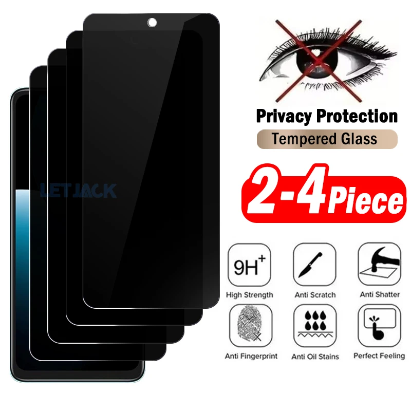 

2-4Piece Anti-peep Privacy Screen Protector For Huawei Nova Y73 Y72 Y71 Y70 Y72S Y63 Y61 Y60 Y91 Y90 Y9A Y7A Protective Glass
