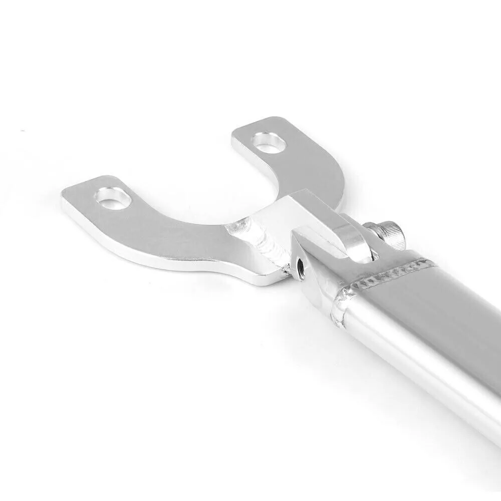 ビレットアルミ合金製リアストラットタイバー ホンダ シビック ハッチバック CX Si VX (1992-1995) アキュラ インテグラ GS タイプR (1997-2001) シルバー