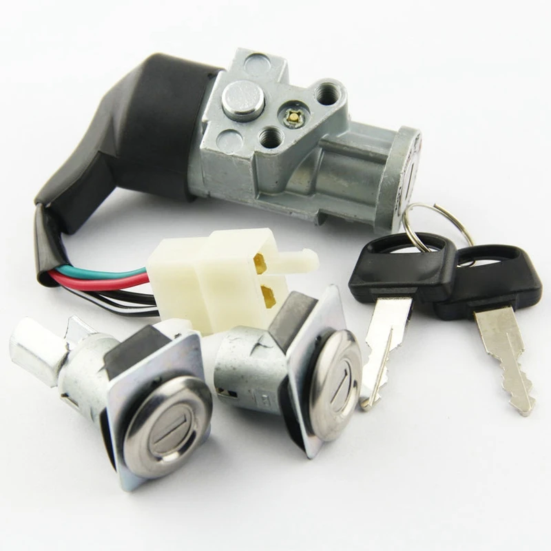 Auto Parts Electric Door Lock Ignition Switch Fits For Honda CH80 Elite 1985-2007 Ignition Switch Lock Set 35010-GV4-901