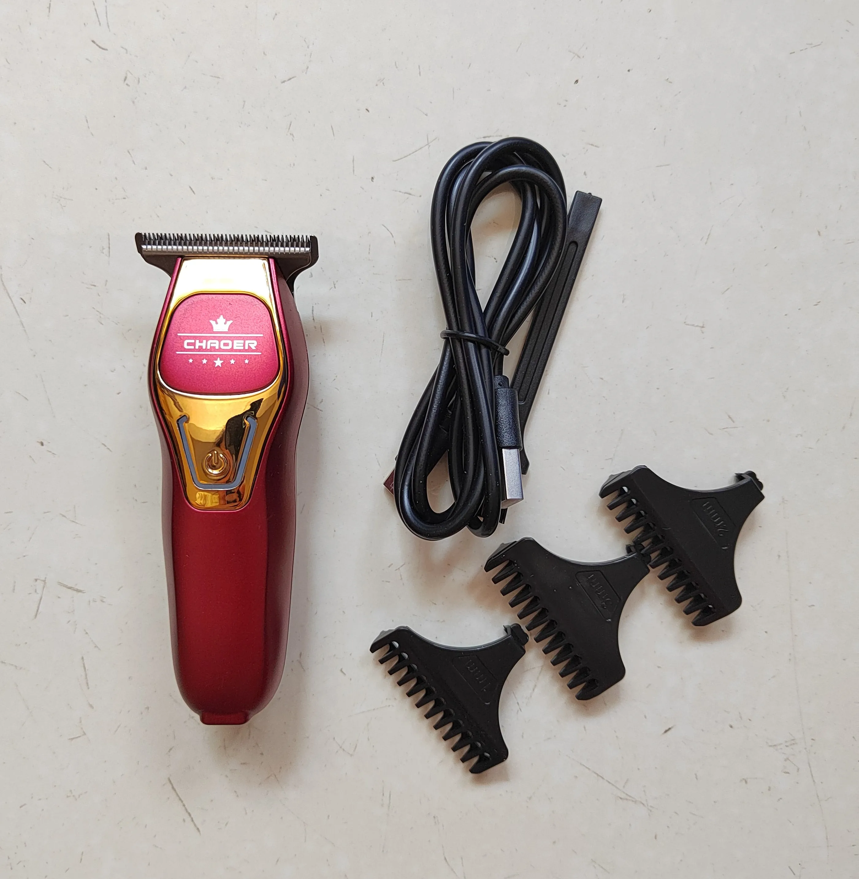 CHAOER A97 Professional Hair Clipper for Men 0 mm Shaved Head Hair Trimmer Machine USB Mini Cordless Hair Cutting Machine