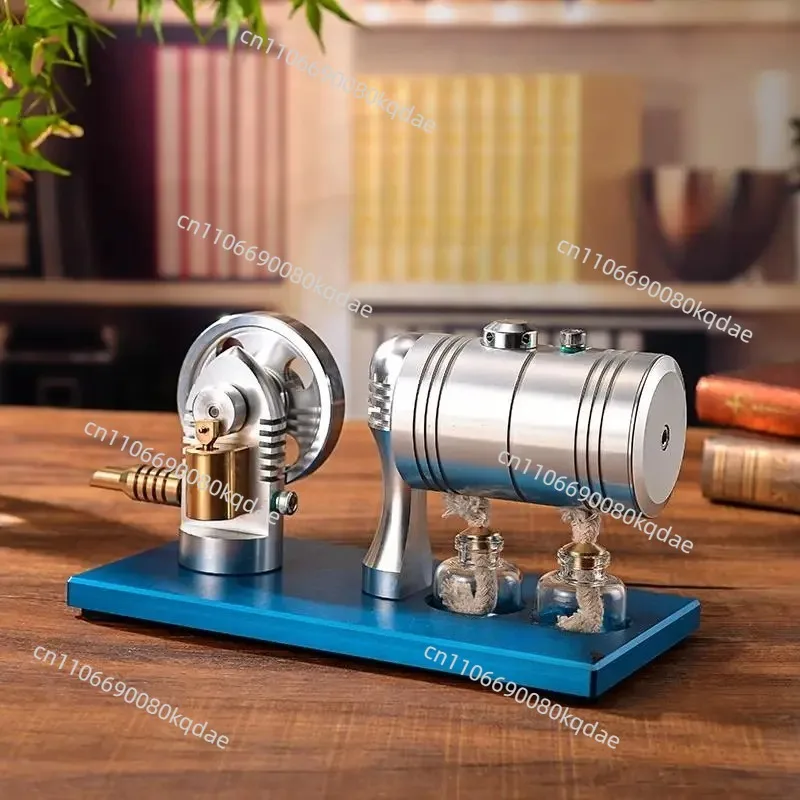 Physics experiments for primary and secondary school students can start a steam engine model, a liquid fuel engine, and a heatin