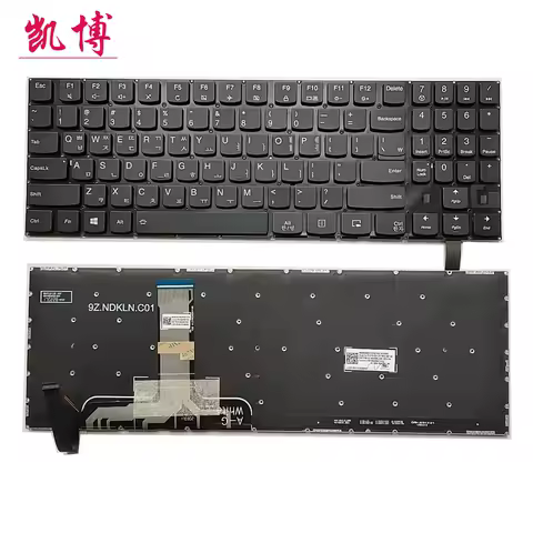 New Korean Layout For Lenovo Legion Y520 Y720 Backlight Black Laptop Keyboard Original PK1312M6B09 35P141127L