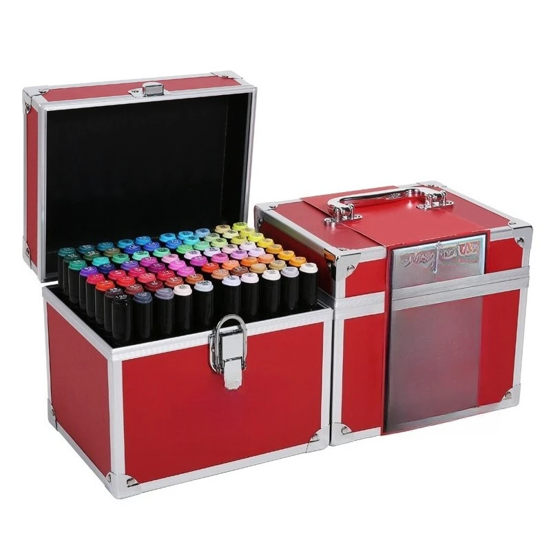 

Marker set 40-80 colors hand-painted painting oil-based color double-headed watercolor pen 61 gift box