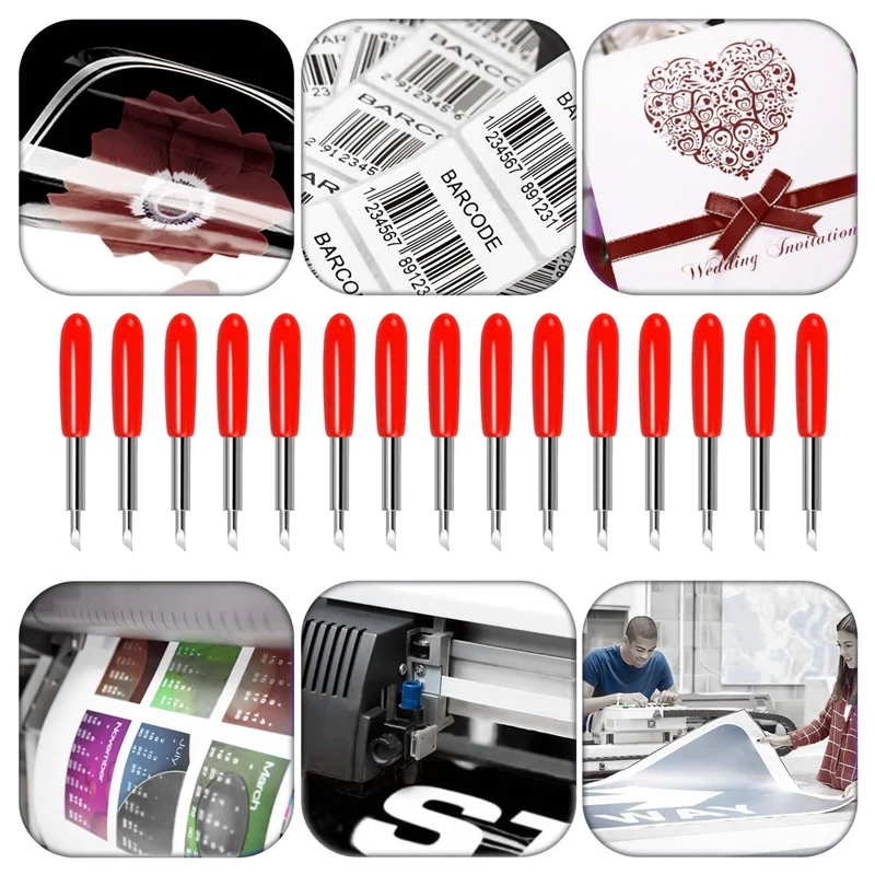 

50PCS Replacement Cutting Blades For Explore Air 2 /Air 3/Maker Expression, 45 Degree Standard Fine Point Blades