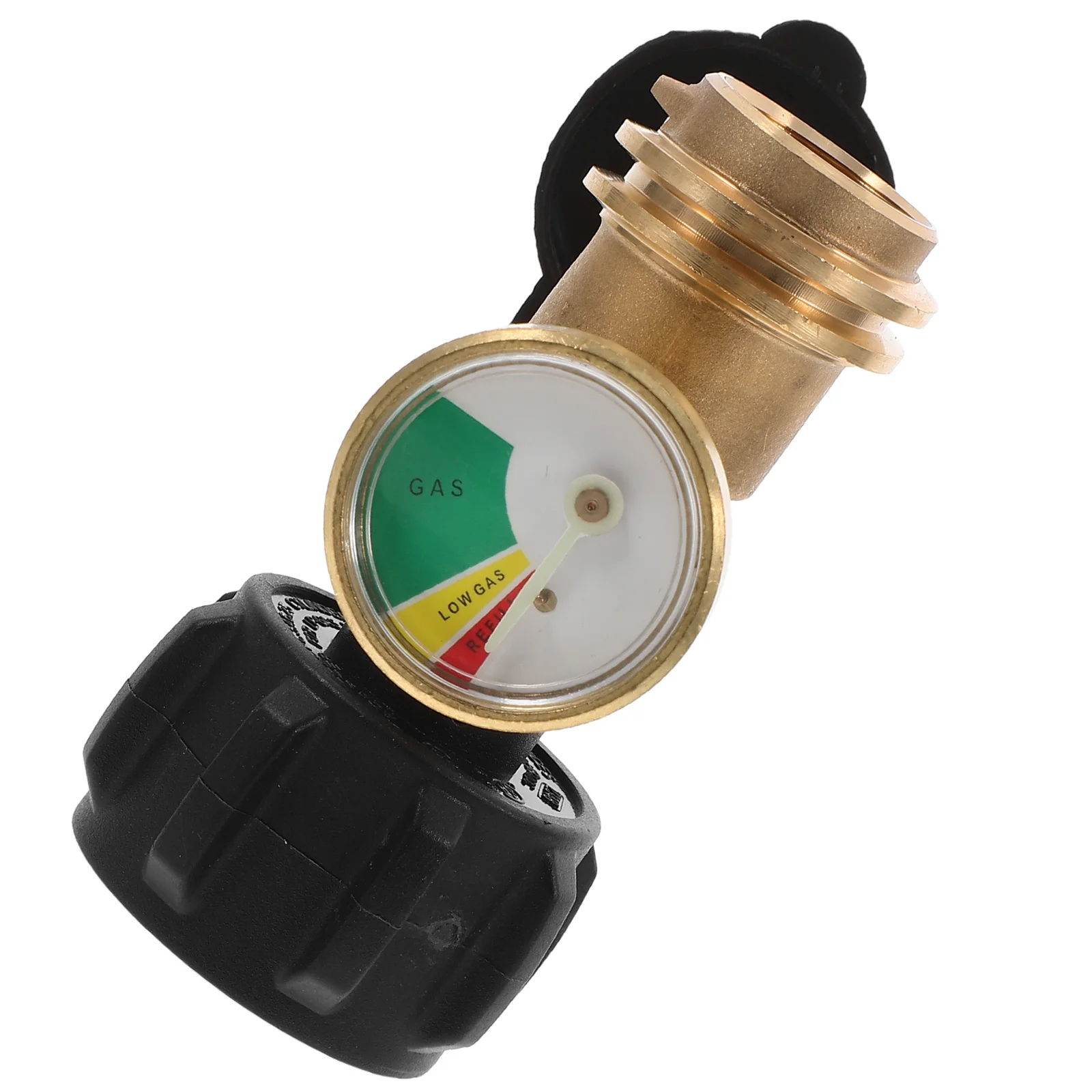 

Propane Tank Adapter Pressure Gauge Durable Copper Gas Level Indicator For Bbq Camping Outdoor Stove Propane Refill Adapter