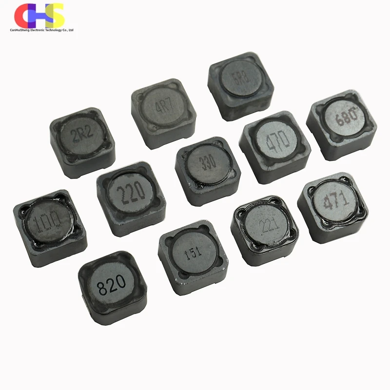 5pcs CDRH127 SMD Power Shielded Inductance CD127R 12*12*7mm Inductor 1/2.2/3.3/4.7uh 10 22UH 33 47 100UH 220 330 470UH 1MH 2.2MH