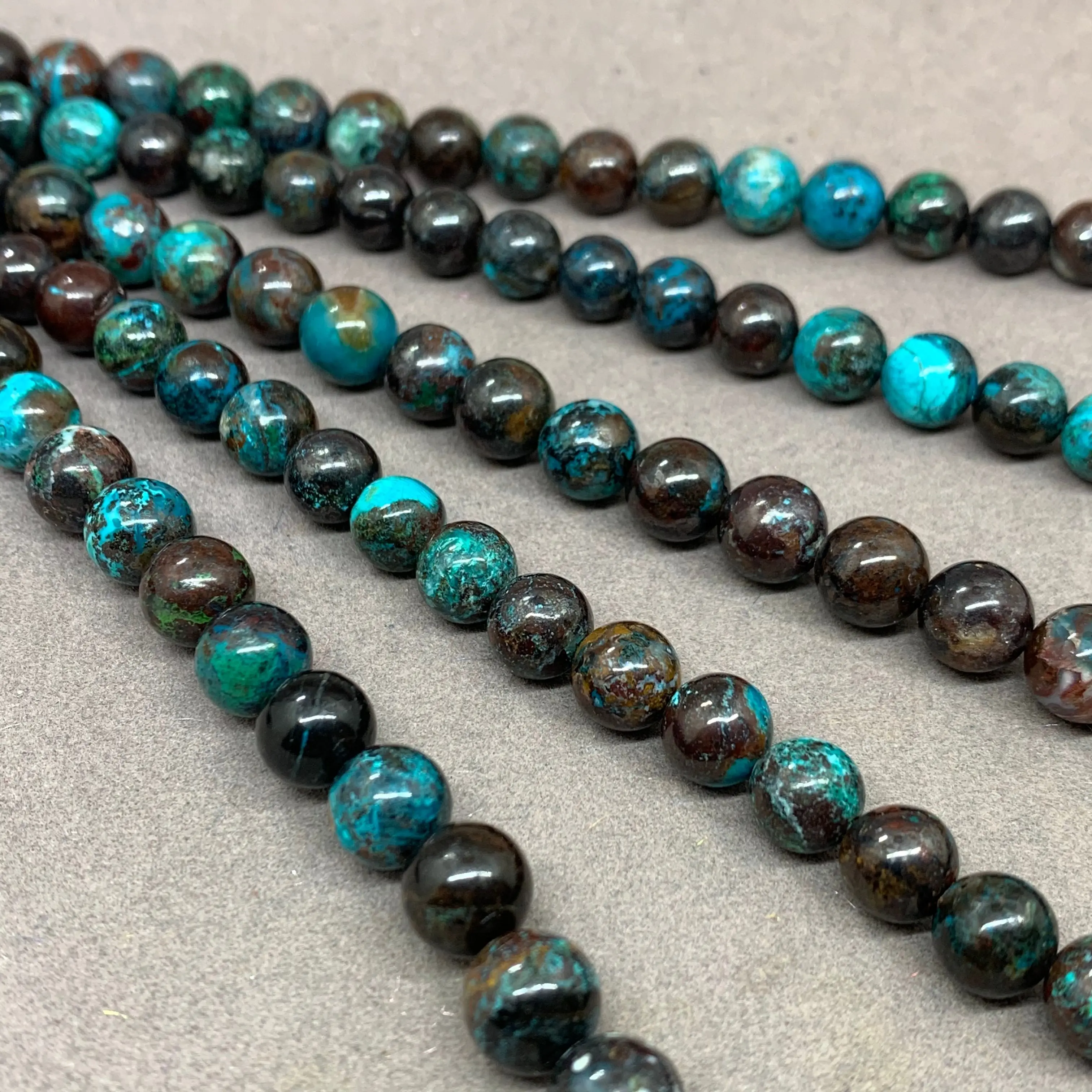 5A Peru Chrysocolla 6mm 8mm Natural Stone Beads for DIY for Jewelry Accessories