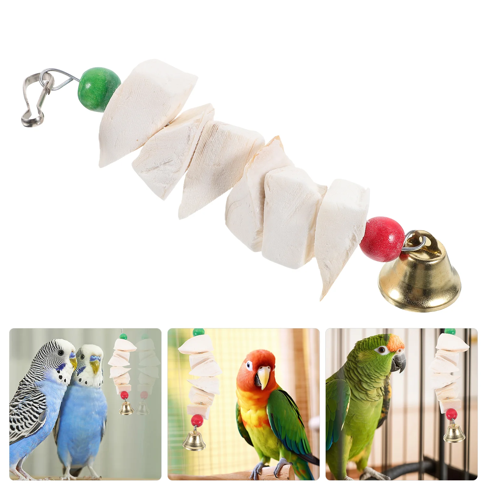 

Bird String Chew for Parrots Cuttlebone Tortoise Reptile Parakeet Snails Squirrel Little
