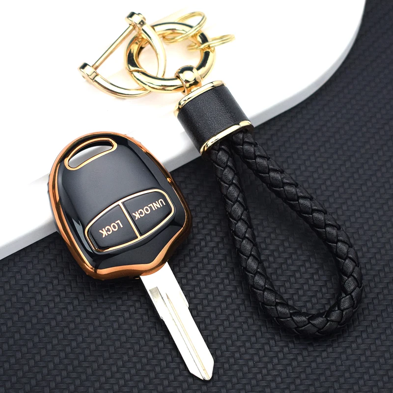 Shell Fob For Mitsubishi ASX Mirage Montero Shogun L200 Colt Outlander Pajero Lancer EX TPU Car Key Case Cover Bag Accessories