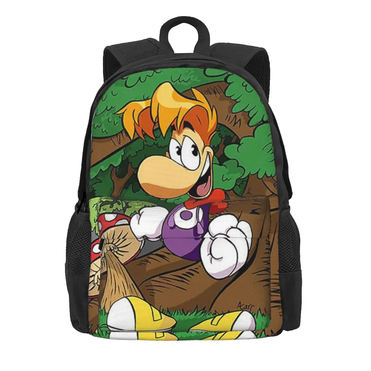 

Cartoon Games Rayman Legends Backpack Daypack Large Capacity Kids BookBag School Bag Shoulder Bags for Men Women