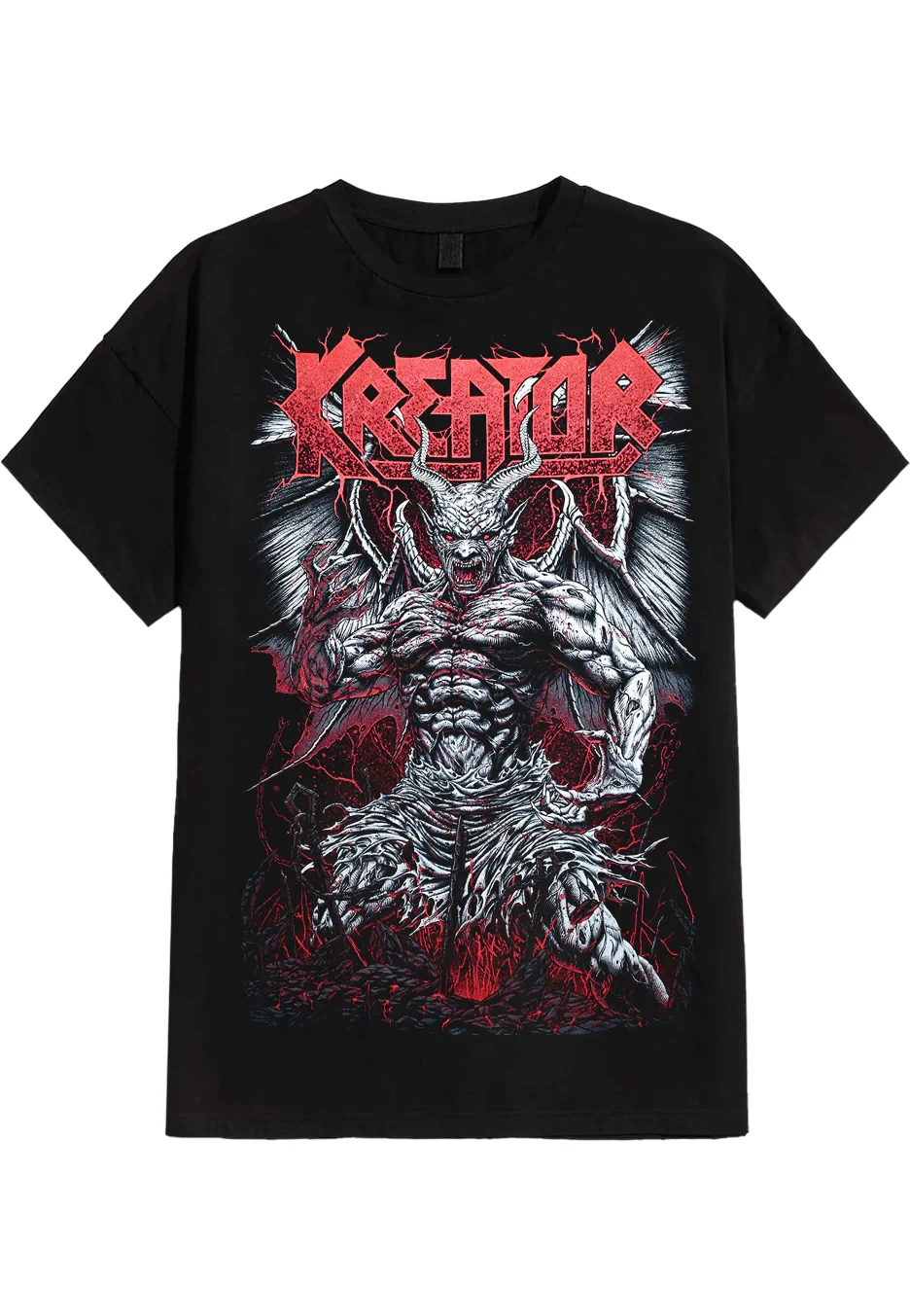 

Thrash Metal Band Kreator Global Tour Mercah Print T-Shirts Men Women Streetwear Hip Hop Top Oversized Loose Casual Cotton Tee
