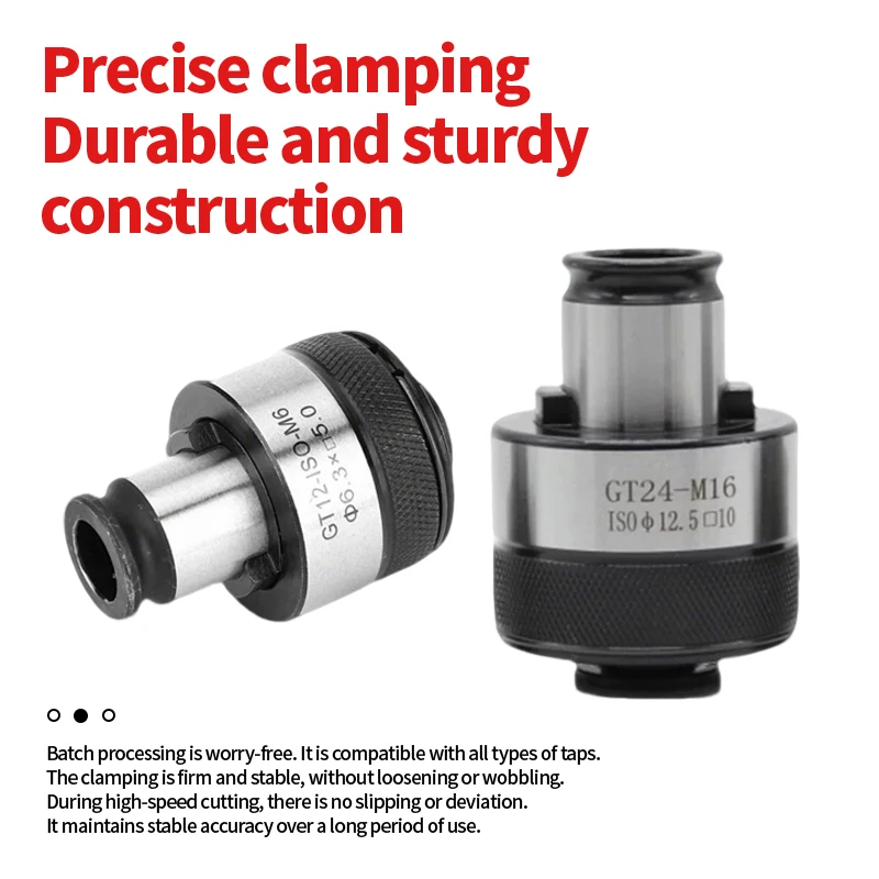 GT12 GT24 TC820 TC312 Tapping Collet Chuck, Telescopic Overload Tool Holder M4 M6 M8 M10 M12 M14 ISO DIN JIS