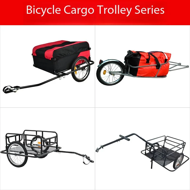 Cargo Bicycle Trailer Traction Transporter Two Wheel Large Cargo TrailerCT004