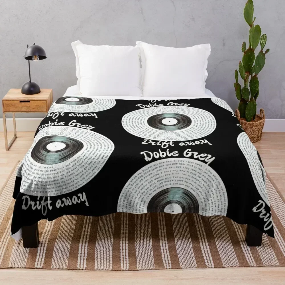 

drift away Dobie Gray, lyric Throw Blanket Warm Cozy Throw Blanket for Living Room Couch