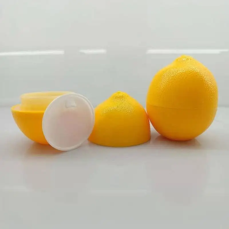 1 Stück Fruchtserie-Packung Kirsch-, Pfirsich- und Blaubeerform Kunststoff-Kosmetikbehälter Kleiner Lippenbalsam-Behälter Probenfläschchen Cremetiegel – Detail 14