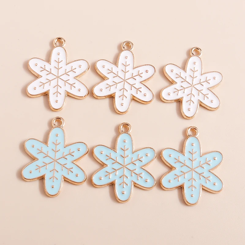 10 Stück Mix Emaille Weihnachtsanhänger für Schmuckherstellung Weihnachtsmann Baum Hirsch Hut Charms Anhänger für DIY Halsketten Ohrringe Geschenke – Detail 21